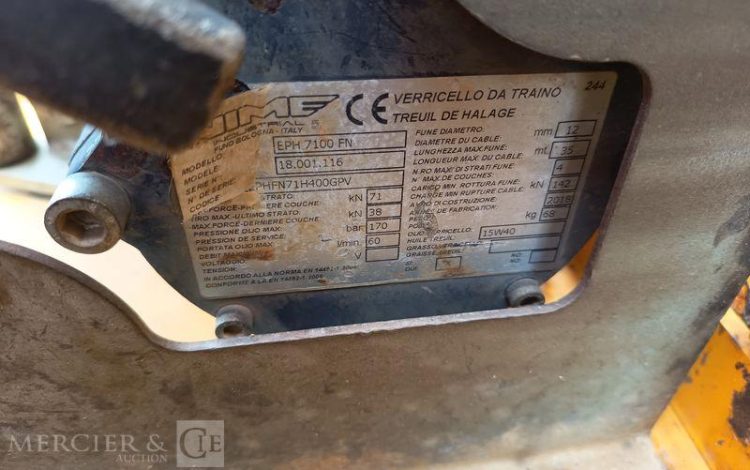 IVECO STRALIS 420 PORTE ENGIN DIESEL – PTAC : 32,25 TONNES – 264376 KMS – ANNEE 2019 JAUNE FG-240-YL