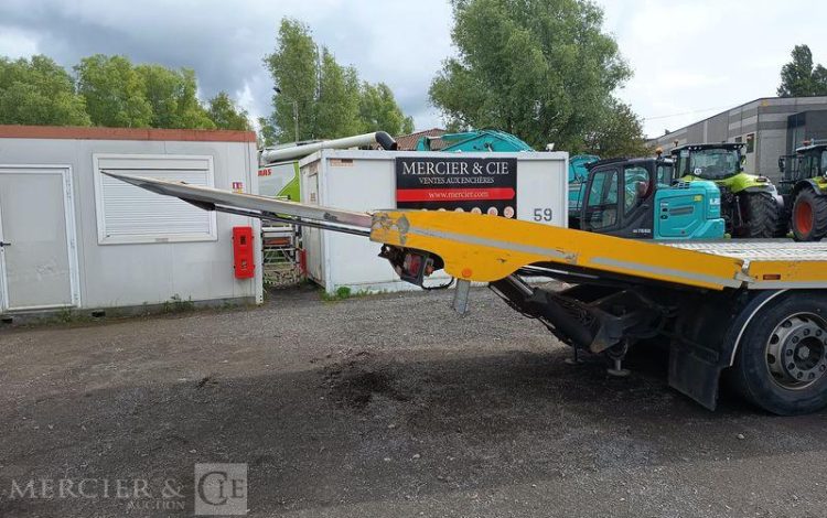 IVECO STRALIS 420 PORTE ENGIN DIESEL – PTAC : 32,25 TONNES – 264376 KMS – ANNEE 2019 JAUNE FG-240-YL