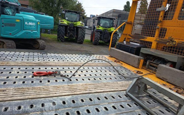 IVECO STRALIS 420 PORTE ENGIN DIESEL – PTAC : 32,25 TONNES – 264376 KMS – ANNEE 2019 JAUNE FG-240-YL