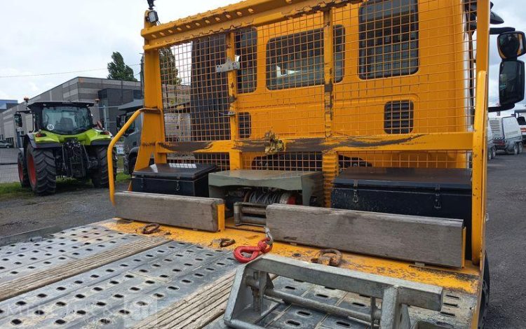 IVECO STRALIS 420 PORTE ENGIN DIESEL – PTAC : 32,25 TONNES – 264376 KMS – ANNEE 2019 JAUNE FG-240-YL