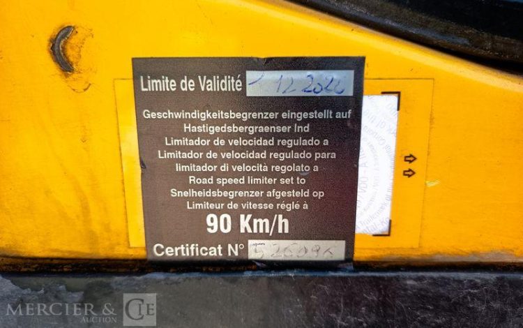 IVECO STRALIS 420 PORTE ENGIN DIESEL – PTAC : 32 TONNES – 317155 KMS – ANNEE 2019 JAUNE FG-284-XS