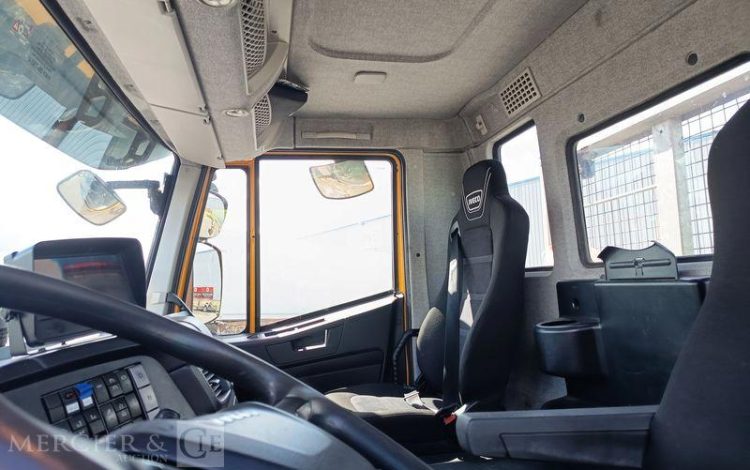 IVECO STRALIS 420 PORTE ENGIN DIESEL – PTAC : 32 TONNES – 317155 KMS – ANNEE 2019 JAUNE FG-284-XS