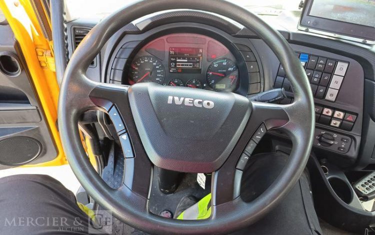 IVECO STRALIS 420 PORTE ENGIN DIESEL – PTAC : 32 TONNES – 317155 KMS – ANNEE 2019 JAUNE FG-284-XS