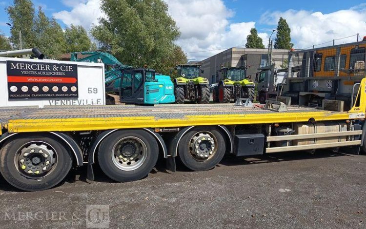 IVECO STRALIS 420 PORTE ENGIN DIESEL – PTAC : 32 TONNES – 317155 KMS – ANNEE 2019 JAUNE FG-284-XS