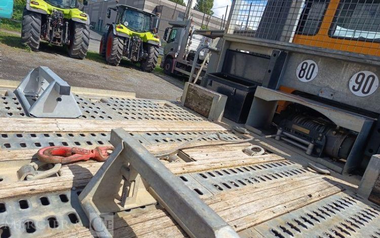 IVECO STRALIS 420 PORTE ENGIN DIESEL – PTAC : 32 TONNES – 317155 KMS – ANNEE 2019 JAUNE FG-284-XS