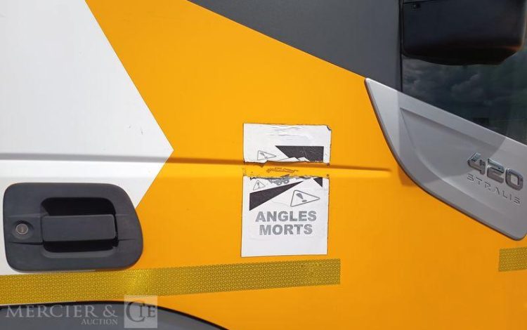 IVECO STRALIS 420 PORTE ENGIN DIESEL – PTAC : 32 TONNES – 317155 KMS – ANNEE 2019 JAUNE FG-284-XS