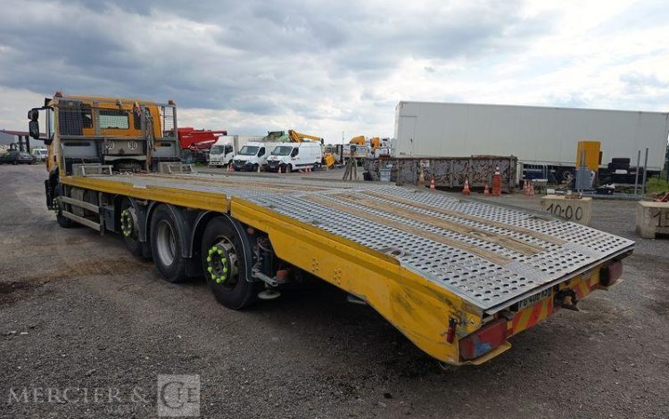 IVECO STRALIS 420 PORTE ENGIN – DIESEL – PTAC : 32 TONNES – 252203 KMS – ANNEE 2019 JAUNE FG-406-XS