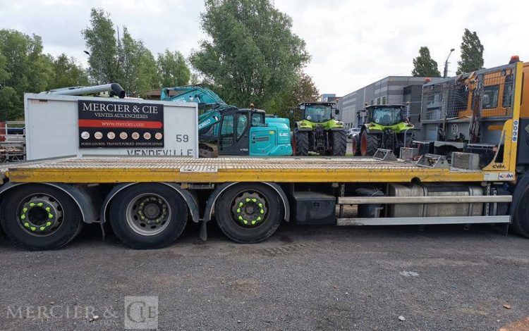 IVECO STRALIS 420 PORTE ENGIN – DIESEL – PTAC : 32 TONNES – 252203 KMS – ANNEE 2019 JAUNE FG-406-XS
