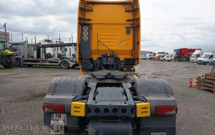 IVECO STRALIS  460 NP – GAZ – PTRA : 44 TONNES – 233565 KMS – ANNEE 2019 JAUNE FM-305-JR