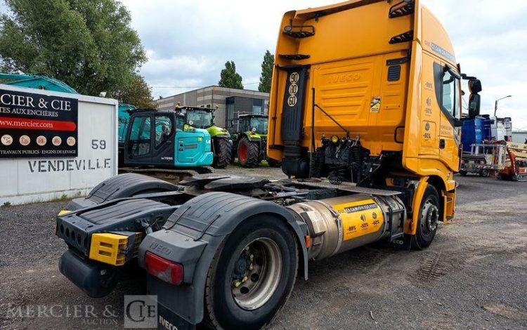 IVECO STRALIS  460 NP – GAZ – PTRA : 44 TONNES – 233565 KMS – ANNEE 2019 JAUNE FM-305-JR