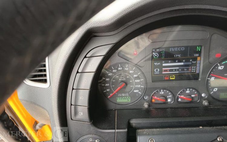 IVECO STRALIS  460 NP – GAZ – PTRA : 44 TONNES – 233565 KMS – ANNEE 2019 JAUNE FM-305-JR