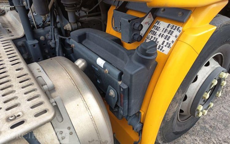 IVECO STRALIS  460 NP – GAZ – PTRA : 44 TONNES – 233565 KMS – ANNEE 2019 JAUNE FM-305-JR
