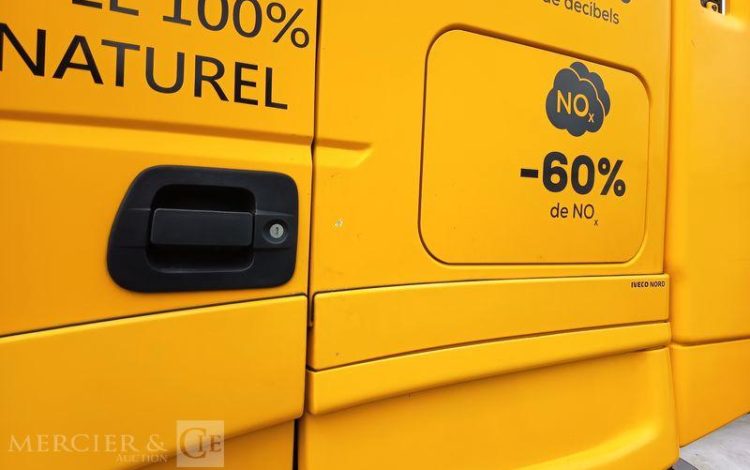 IVECO STRALIS  460 NP – GAZ – PTRA : 44 TONNES – 233565 KMS – ANNEE 2019 JAUNE FM-305-JR