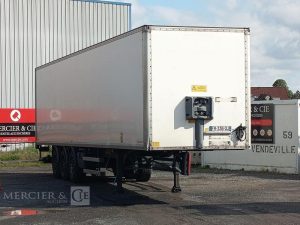 FRUEHAUF SEMI REMORQUE FOURGON AVEC HAYON PALFINGER – 3 ESSIEUX – PTAC 38 T – ANNEE 2020  FR-336-QJ