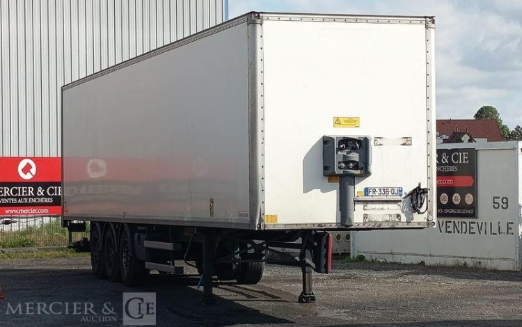 FRUEHAUF SEMI REMORQUE FOURGON AVEC HAYON PALFINGER – 3 ESSIEUX – PTAC 38 T – ANNEE 2020  FR-336-QJ