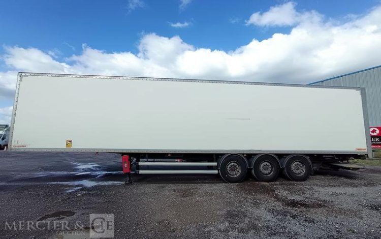 FRUEHAUF SEMI REMORQUE FOURGON AVEC HAYON PALFINGER – 3 ESSIEUX – PTAC 38 T – ANNEE 2020  FR-336-QJ
