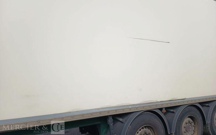 FRUEHAUF SEMI REMORQUE FOURGON AVEC HAYON PALFINGER – 3 ESSIEUX – PTAC 38 T – ANNEE 2020  FR-336-QJ