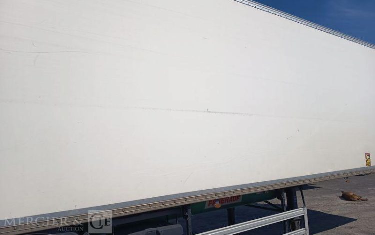 FRUEHAUF SEMI REMORQUE FOURGON AVEC HAYON PALFINGER – 3 ESSIEUX – PTAC 38 T – ANNEE 2020 BLANC FR-876-QH