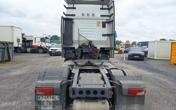 IVECO S-WAY 460 – GAZ – PTRA : 44 TONNES – 855908 KMS – ANNEE 2021 BLANC FZ-463-KL