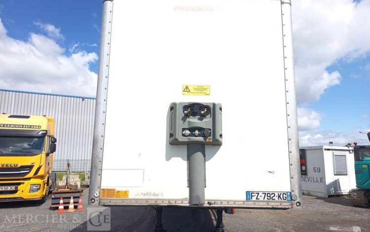 FRUEHAUF SEMI REMORQUE FOURGON – 3 ESSIEUX – PTAC : 38 TONNES – ANNEE 2021 BLANC FZ-792-KG