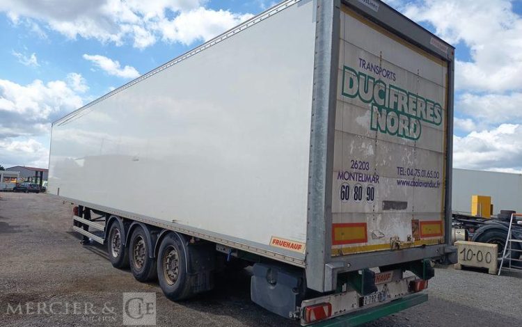 FRUEHAUF SEMI REMORQUE FOURGON – 3 ESSIEUX – PTAC : 38 TONNES – ANNEE 2021 BLANC FZ-792-KG