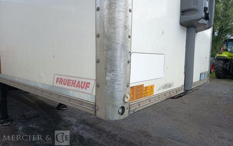 FRUEHAUF SEMI REMORQUE FOURGON – 3 ESSIEUX – PTAC : 38 TONNES – ANNEE 2021 BLANC FZ-792-KG