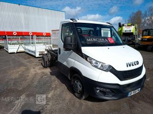 IVECO DAILY 3.0 D 160ch EQUIPE BRAS AMPLIROL + 3 BENNES BLANC GB-958-PW