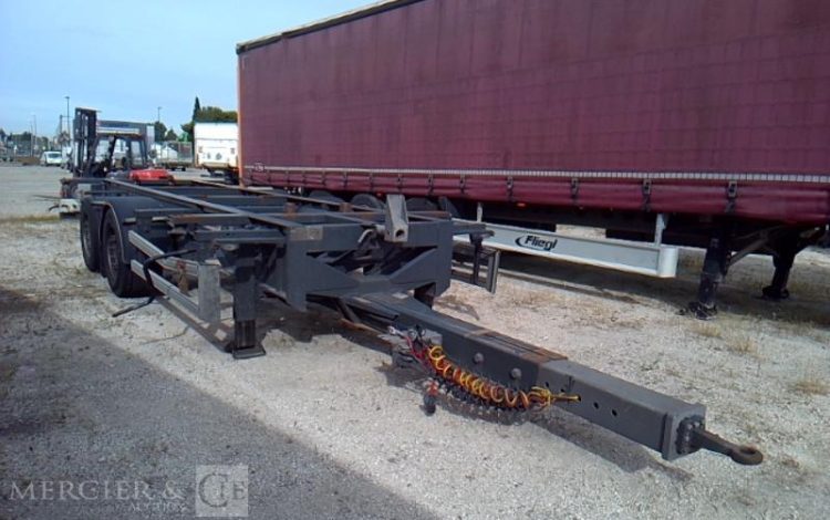 FRUEHAUF SEMI REMORQUE PORTE CONTAINER 2 ESSIEUX PTAC 19T GRIS GJ-664-XS