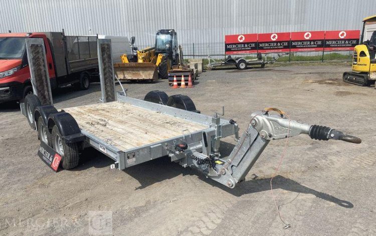 ECIM REMORQUE PORTE ENGIN 2 ESSIEUX – PATC 3,5 TONNES – ANNEE 2024  GY-215-JK