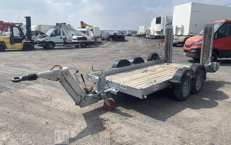ECIM REMORQUE PORTE ENGIN 2 ESSIEUX – PATC 3,5 TONNES – ANNEE 2024  GY-215-JK