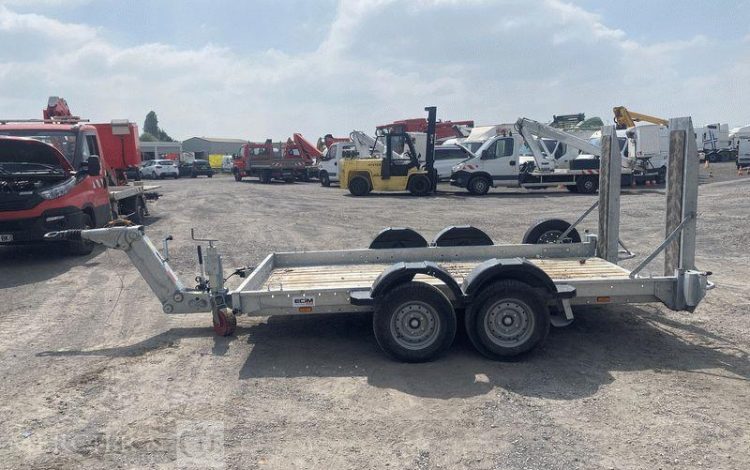 ECIM REMORQUE PORTE ENGIN 2 ESSIEUX – PATC 3,5 TONNES – ANNEE 2024  GY-215-JK