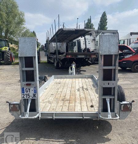 ECIM REMORQUE PORTE ENGIN 2 ESSIEUX – PATC 3,5 TONNES – ANNEE 2024  GY-215-JK