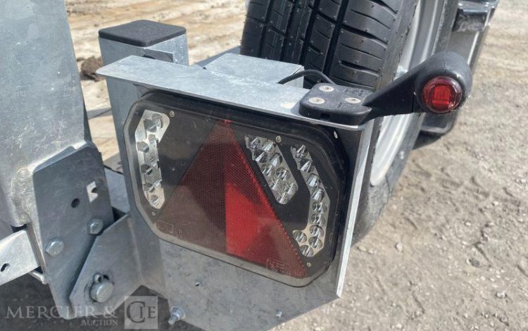 ECIM REMORQUE PORTE ENGIN 2 ESSIEUX – PATC 3,5 TONNES – ANNEE 2024  GY-215-JK