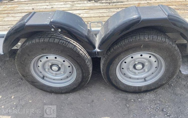 ECIM REMORQUE PORTE ENGIN 2 ESSIEUX – PATC 3,5 TONNES – ANNEE 2024  GY-215-JK