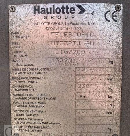 HAULOTTE HT23RTJ  151163