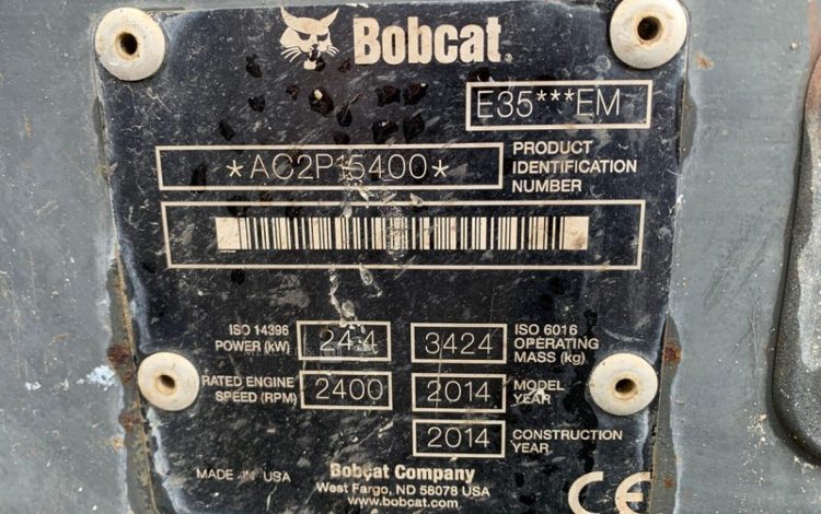 BOBCAT E35  H350G018