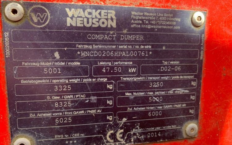 WACKER NEUSON 5001  177955