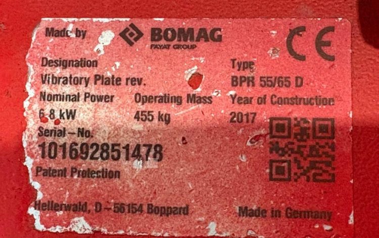 BOMAG BPR 55/65D  4MAM62026