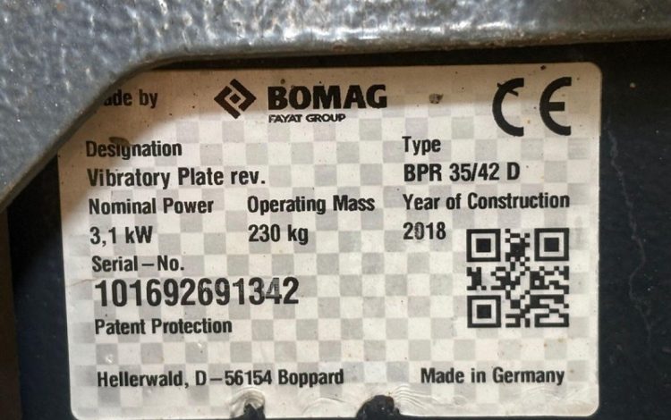 BOMAG BPR 35/42 D  2MAM62026