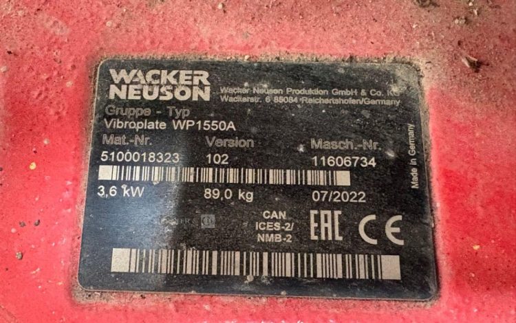 WACKER NEUSON   1MAM62026
