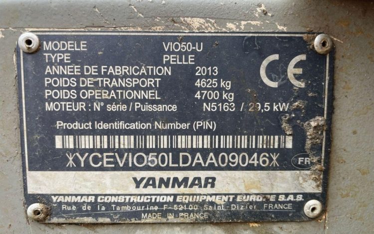 YANMAR VIO50  150614