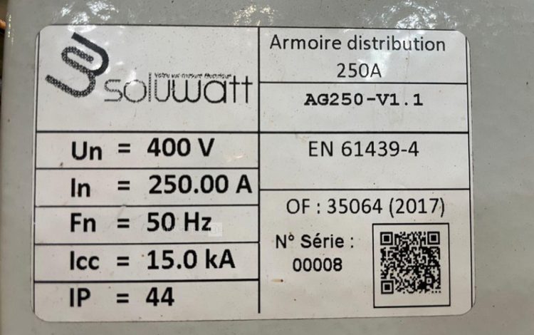 SOLUWATT AG250-V1.1  40MAM62026