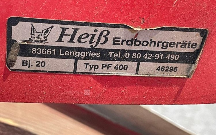 HEIB ERDBOHRGERATE PF400  39MAM62026