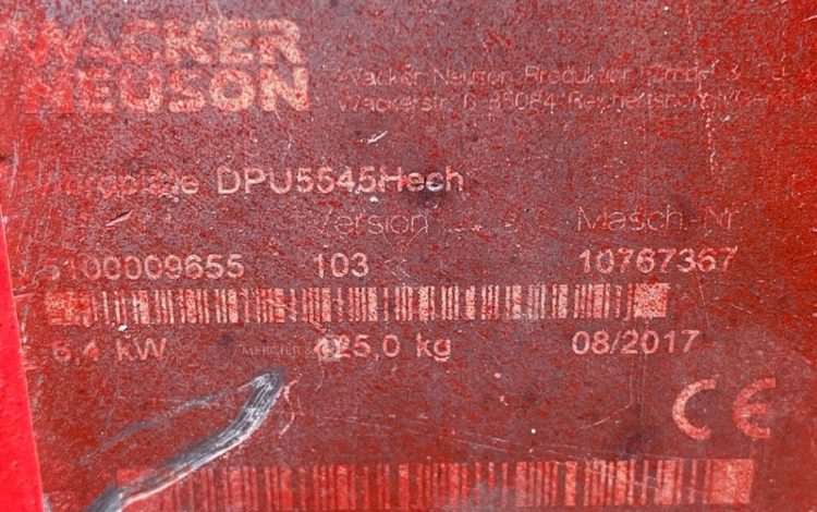 WACKER NEUSON DPU4545  66MAM62026