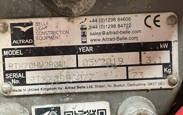 BELLE GROUP RTX 70 HW280WL  109MAM6