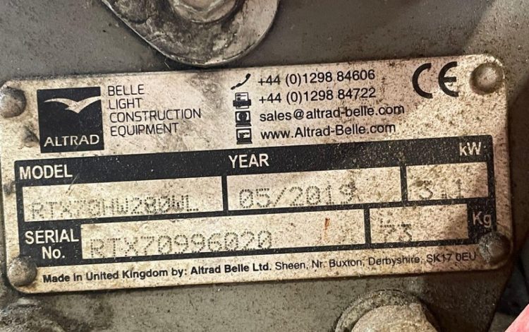 BELLE GROUP RTX 70 HW280WL  109MAM6