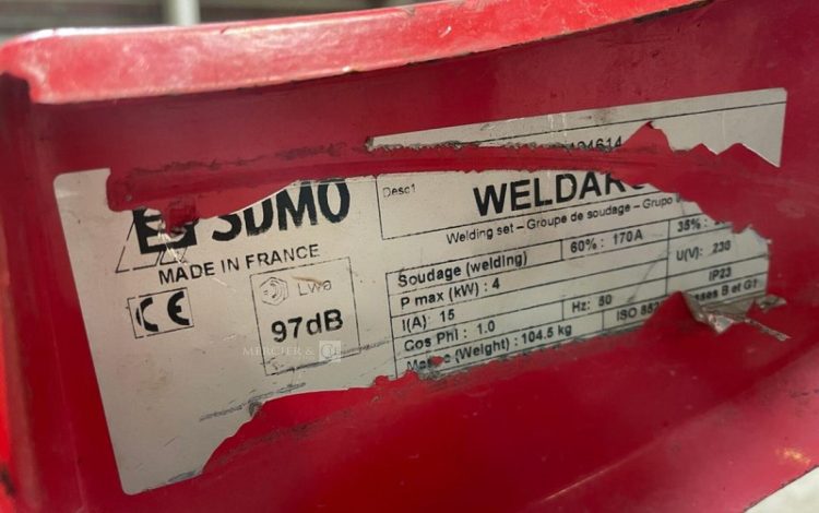 SDMO WELDARC 200  84MAM62026