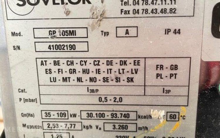 SOVELOR GP105MI  CHG010039