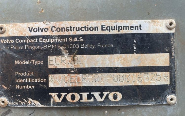 VOLVO ECR50D  266065