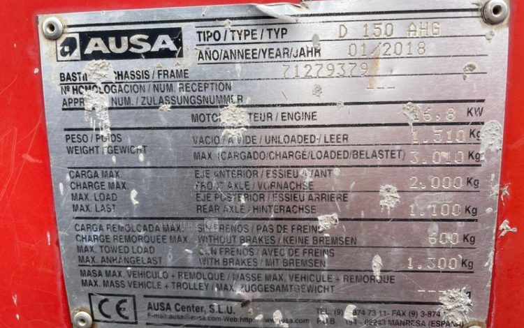 AUSA D150 AHG  324265
